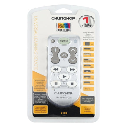 ChunGhop Universal Learning Remote Control L102