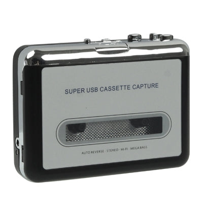 Tape to PC Super USB Cassette to MP3 Converter Capture Audio Music Player, Tape to MP3 Black