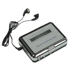 Tape to PC Super USB Cassette to MP3 Converter Capture Audio Music Player, Tape to MP3 Black