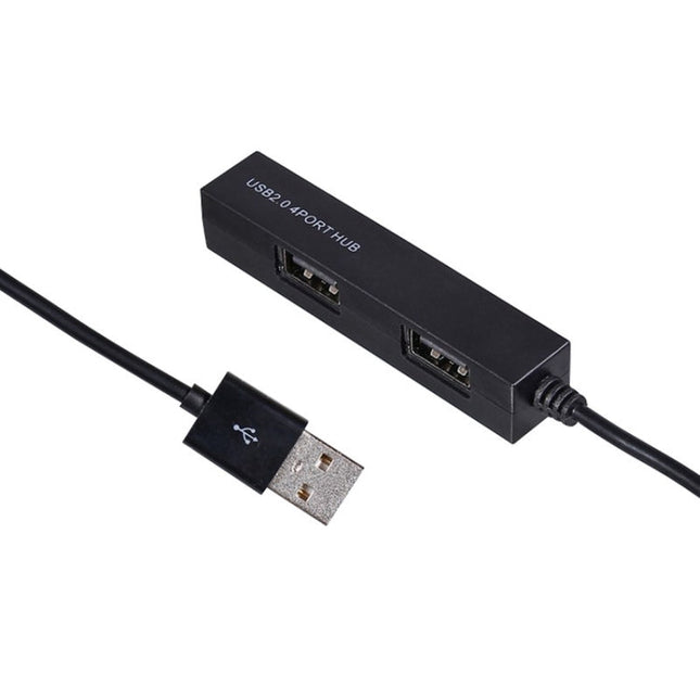 High Speed 4-Port USB 2.0 HUB, USB Splitter(Black)