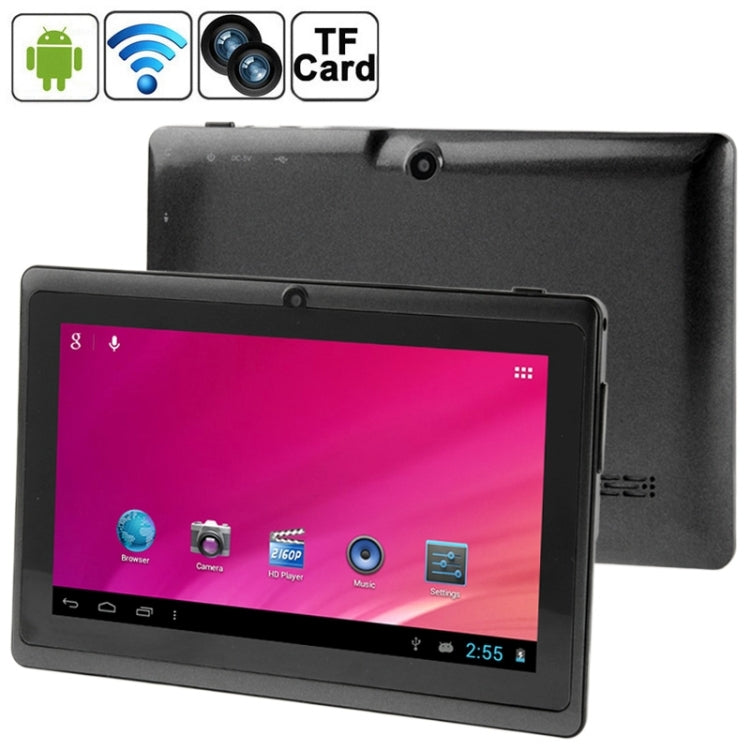 Android 4.0, 360 Degree Menu Rotate, Allwinner A33 Quad Core up to 1.5GHz, WiFi, Bluetooth