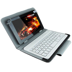 Universal Bluetooth Keyboard with Leather Tablet Case & Holder for Ainol / PiPO / Ramos 9.7 inch / 10.1 inch Tablet PC