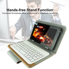 Universal Bluetooth Keyboard with Leather Tablet Case & Holder for Ainol / PiPO / Ramos 9.7 inch / 10.1 inch Tablet PC