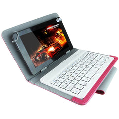 Universal Bluetooth Keyboard with Leather Tablet Case & Holder for Ainol / PiPO / Ramos 9.7 inch / 10.1 inch Tablet PC