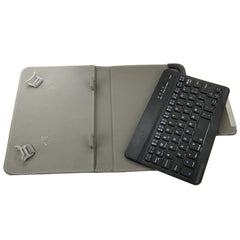Universal Leather Tablet Case with Separable Bluetooth Keyboard and Holder for 7 inch Tablet PC
