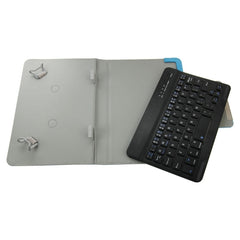 Universal Leather Tablet Case with Separable Bluetooth Keyboard and Holder for 7 inch Tablet PC