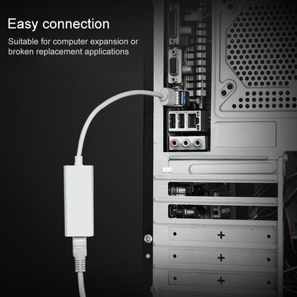 USB 2.0 Ethernet Adapter for Tablet PC / Android TV, Length: 20cm