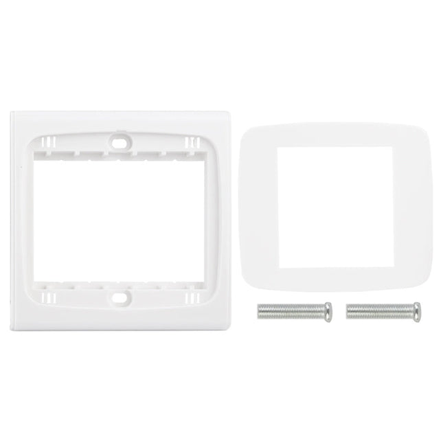 Wall Plate with Screw for Blank Inserts  - 3 Hole, Use around the world