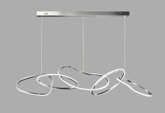 Modern Simplicity Circle LED Pendant Lights for Dining Living Home Decor Hanging Ring Chandelier Lamp Fixture