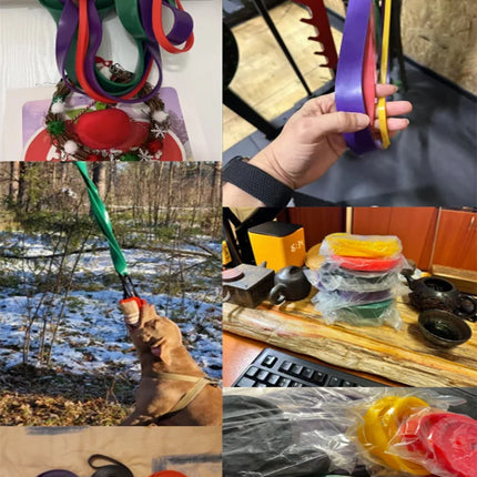 5~120lbs Fitness Resistance Band Boxing Agility Training Workout Gym Equipment Yoga Pilates Accessories Rubber Band Home Gym