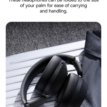 Baseus Bass 30 Max Wireless Headset Bluetooth 5.3 Over Headphones Bass-Enhancing 40mm Diaphragm Ultra Low Latency Earphones 50H