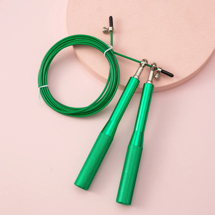 Steel wire skipping rope fitness sports equipment bearings skipping rope middle school students training aluminum alloy