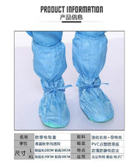 Isolation Split Type Work ClothesUnisex Reusable Anti-Static Safety Clothing With Pockets Dust-Proof Clean Paint Materials