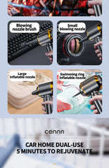 CENRR 2025 NEW Car Vacuum Cleaner  Powerful Mini 998000PA Portable Vacuum Cleaner for Home Appliance Handheld Blower Car Cleaner