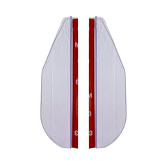 2PCS Car Rearview Mirror Rain Eyebrow Carbon Fiber Rain Shield Sun Shade Clear Vision Protector for Auto Mirror Accessories