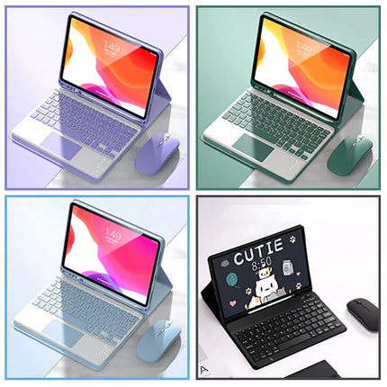 Bluetooth Wireless Keyboard Mouse For IOS Android Windows Tablet For iPad Air Mini Pro Spanish Korean Portugal Russian Keyboard