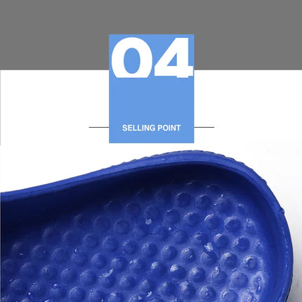 YRZL Men Summer Shoes Sandals Men's Holes Sandals Hollow Breathable Flip Flops Clogs Shoes Fashion Beach Slippers Big Size 45