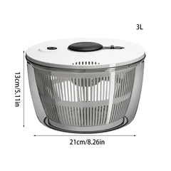 Vegetable Dryer Spinner Lettuce Dryer Vegetable Dehydrator 3L/5L Kitchen Vegetable Dryer Quick Drainage For Fruit Washing And