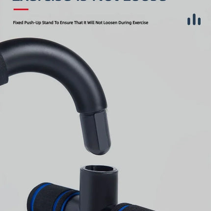 Non-Slip Push Up H-Shaped Support Bar Stand Home Fitness Power Rack Gym Handles Pushup Bars Exercise Arm Chest Muscle Training