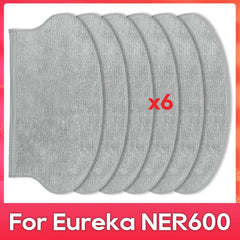 Fit For ( Eureka NER600 ) Roller Main Side Brush Hepa Filter Mop Rag Robot Vacuum Cleaner Spare Part Accessory Replacement Kit