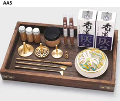 Incense Burner Set Brass Incense Fragrance Making Kit Incense Sealing Mold Incense Holder for Yoga Meditation Home Fragrance