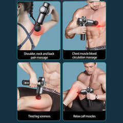 99 Level Massage Gun Fascia Deep Muscle Relax Body Neck Massager Electric Fitness Equipment Noise Reduction Male Female