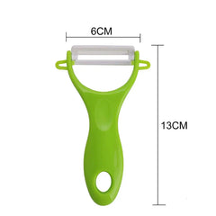 LMETJMA Ceramic Peeler 4 Color Vegetable Fruit Peeler Kitchen Potato Carrot Cucumber Peeler Peeling Kitchen Gadgets KC0113