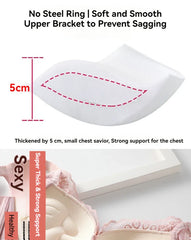 8cm Thickened Non-empty Cup Underwear Small Chest Gather Anti-sagging Hand-cup Bra Adjustable Bra Women