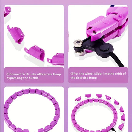 Fitness Hoop Weights to Exercise At Home Sports Entertainment Sport Equipment for Slimming Gym Ring Portable Body