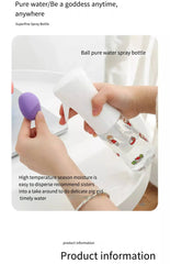 Spray bottle continuous high pressure water refill dilution fine mist atomizing spray bottle pressed refill water bottle size op