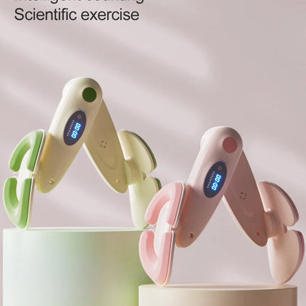 Women Postpartum Repair Pelvic Floor Muscle Leg Clamps Trainer LED Counted Exerciser Beauty Leg Convenient Fitness Equipment