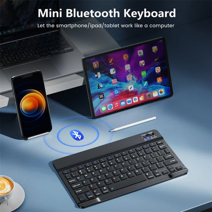 Bluetooth Wireless Keyboard Mouse For IOS Android Windows Tablet For iPad Air Mini Pro Spanish Korean Portugal Russian Keyboard