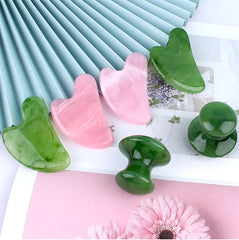 Guasha Beautiful Massage Beeswax Scraping Massage Scraper Face Massager Acupuncture Gua Sha Eye Face Board SPA Massage Tool