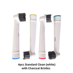 4/8PCS Replacement Brush Heads for Oral B Electric Toothbrushes Floss Cross Action 3D Pro White Precision Standard Daily Clean