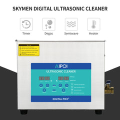 [Ships from UK ] AIPOI Ultrasonic Cleaner 800ml 2L 3.2L 6.5L 10L 15L 22L 30L Home Appliance
