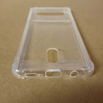 Soft TPU Clear Case With Card Slot - For Samsung S10