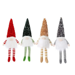 1~4pcs 2024 Christmas Doll Elf Knitted Gnome with Led Night Light Christmas Decorations for Home Xmas Navidad New Year 2025 Gift