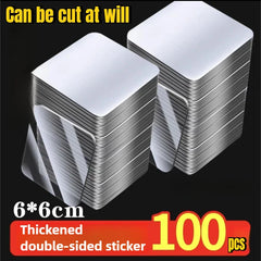 300Pcs Double Sided Adhesive Tape Nano Reusable Super Strong Transparent Wall Stickers WaterProof Widely Used Wall Mount Sticker