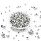 White K plated / 8mm 50pcs