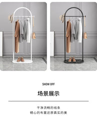 Hanger Floor Bedroom and Household Clothes Rack Simple Indoor Hanging Clothes Rack Multi-Functional Living Room Simple Coat Rack