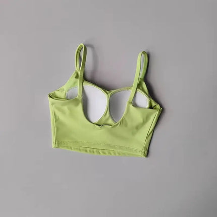 Breathable Sports Bra for Women, Fitness Top, Push Up Sport Bra, Fixed Pad, Yoga Underwear, Sport Tops  Running Vest, Gym Wear