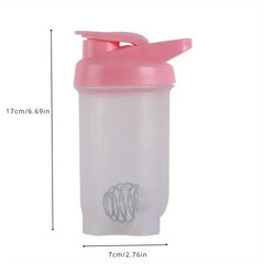 300ml/10.59oz Water Bottle For Drink Plastic Leak Proof Sports Bottles Protein Shaker Water Bottle Mixing Cup Kitchen Drinkware