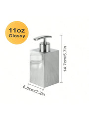Leeseph Stainless Steel Soap Dispenser, Refillable Pump Bottles Liquid Soap Dispenser, for Kitchen Sink, Countertop, Bathroom