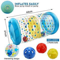 Baby Toys 6 12 Months Inflatable Crawling Baby Rattle Ball Toys Sensory Development Toys For Babies 1 Year Baby Games Toys