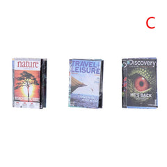 Hot New 10/6/4/3pcs 1/12 Dollhouse Miniature Mini Books Model Furniture Accessories