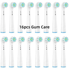 16/20PCS Brush Head nozzles for Oral B Electric Toothbrush Replacement Head Refill Sensitive Floss Cross Action for Oralb