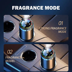 Car Fragrance Humidifier 5 Modes Scent Air Car Odor Eliminator Long Lasting Universal Car Diffuser With Digital Display