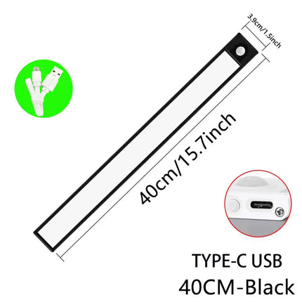 Night Light Led Light Under Cabinet Light Motion Sensor night light Closet Light Cabinet Kitchen Lighting Magnetic night light