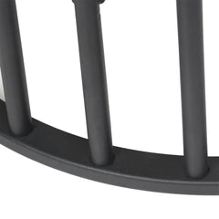 2 Tier Sintered Stone End Table Round White Sofa Side TableSmall Coffee Table with Black Frame - Modern Bedside Nightstand