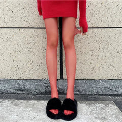 Talenza Women's Tights Slim Stockings Pantyhose Super Elastic Large Size Leggings Red Women's Sexy Tights Spring Autumn Winter